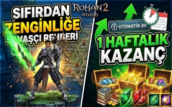 ROHAN2 WORLD #11 0'DAN SAVAŞÇI DİZDİK! | 1 Haftalık Otomatik Av Kazancı ŞOK ETTİ! 