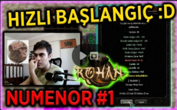 ROHAN2 NUMENOR'A BİR ZİHİNSEL GİRİŞ YAPTI !!