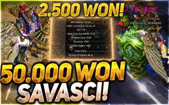 HAYATIMDA İLK DEFA : 7 GÜNDE 50.000 WON EDERİNDE SAVAŞÇI DİZDİM! ARTIK MAKİNE! #metin2 #rohan2 #6